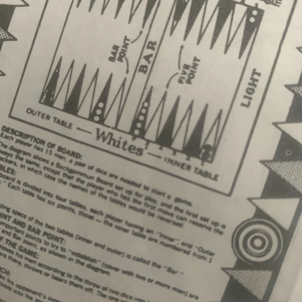 Backgammon game - Picture 5 of 6